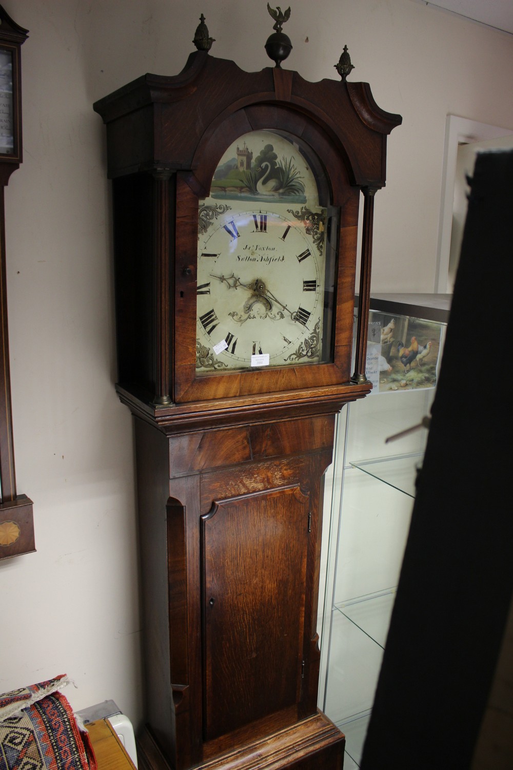 A mahogany James Foxton long case clock, Sutton-in-Ashfield. - Image 2 of 2