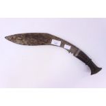 A vintage kukri blade,