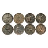 1865 (seems to be a smaller eight), 1865, 1865 (5 over 2), 1866, 1866, 1867,