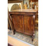 A Regency mahogany pier cabinet