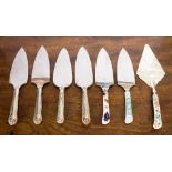 Cake servers/slicers plated handles, Wedgwood,