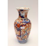 A tall 19th century Japanese Imari vase,