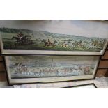 Leicestershire covers hunting prints - all framed and glazed including Breaking cover, Full Cry,