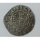 Silver Short Cross Penny of John 1215-1216 RAVF Moneyer Lon Mint.