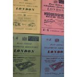 A Four volume hard bound 1953/4 London telephone directory