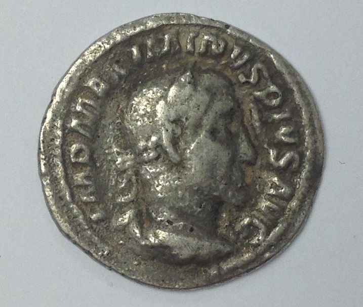 Macrinus (217-218 AD), silver antoninianus, obv.