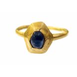 A 13th Century gold ring,