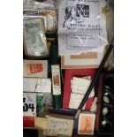 Collection of vintage magic tricks, to include "Flames at Fingertips", "Fire from Palms Gimmicks",