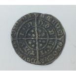 Silver Groat Edward IV first reign 1464-1465 Light coinage VB-Vd initial mark rose.