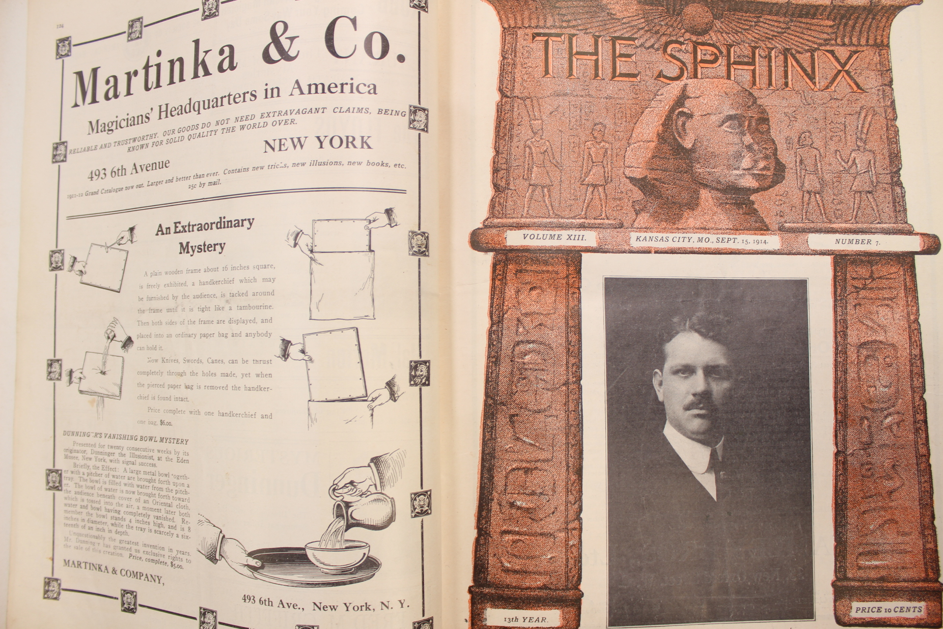 'The Sphinx' an independent magazine for musicians, a large number of copies from January 1914-1946,