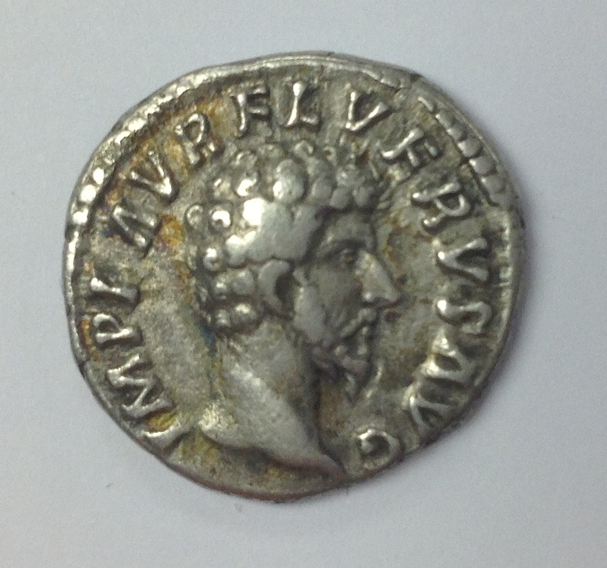 Lucius Verus (161-169 AD), denarius, obv. IMP L AVREL VERVS AVG, bare headed bust; rev.