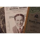Magic ephemera, including signed items by Maurice Fogel, Dai Vernon, Ren Clark, John Calvert,