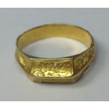 Gold Iconographic ring (Yorm-Flages),