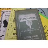 A large collection of magic related ephemera