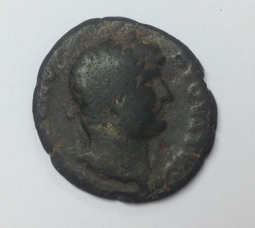 Hadrian (117-138 AD), sestertius, obv. HADRIANVS AVG, laureate draped bust; rev.