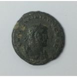 Roman Nummus of Galerius AD300 Reverse Genius Mint London.