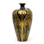 William Moorcroft for James MacIntyre, a Florian vase, shouldered form, gilt and green design,