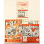 European Cup Programmes: A 1960 European Cup Final programme, Frankfurt v.