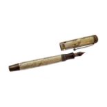 Mentmore Diploma snakeskin effect fountain pen