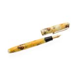 Conway Stewart 22 floral pattern fountain pen,