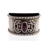 Amy Sandheim, an Arts and Crafts silver napkin ring,