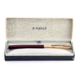 Parker 51 Aero MKIII UK fountain pen, Burgundy, gold filled cap, circa 1970,