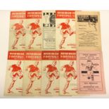 Rotherham United Interest: A collection of 1940's Rotherham United programmes to comprise: v.