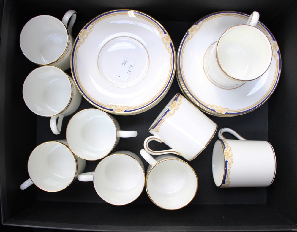 A Wedgwood Cavendish set of coffee cans and saucers (10 saucers,