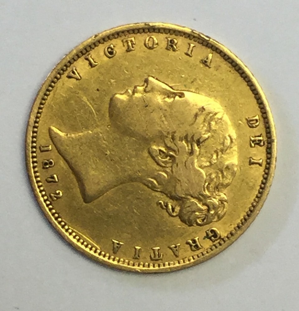 Half Sovereign 1872 - Bild 2 aus 2