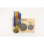 WW1 British War and Victory Medal to 54625 Pte P Downing,