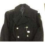 Soviet Red Navy Officers Shinel Greatcoat in navy blue wool. Complete with correct buttons.