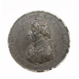 Boulton's Trafalgar Medal. Pewter with a bronze finish. Marked to "RM" on reverse.