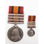 Queens South Africa Medal to Lieut LORD RMCG ZOUCHE Imp Yeo.