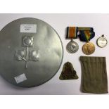 WW1 British War medal and Victory Medal to 4609 Pte E Shaw,