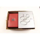 Proof Sets 1998, 2004, 2005 Red Leather Cased, 2000 in box,