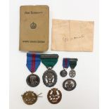 Medal group to Lieut-Colonel TWH Mitchell: Volunteer Officers Decoration (VR) marked "TWH Mitchell