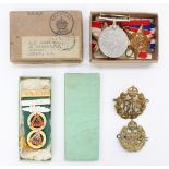 WW2 British RAF Medal group consisting of 1939-45 Star, Africa Star, italy Star,