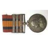 Queens South Africa Medal with South Africa 1901,