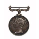 Crimea Medal. Named to "Wm. Morgan, Ord". No ribbon.