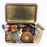 WW1 British Medal group of 1914-15 Star, War Medal and Victory Medal to 1276 Pte E Connoly,