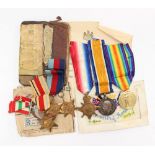 WW1 British 1914-15 Star, British War Medal,