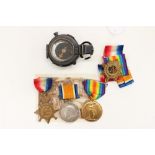 WW1 British medal group 1914-15 Star, British War Medal and Victory Medal to 37079 Sjt S.