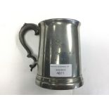 British Army Korean War interest: a Pewter tankard named to "Gnr. G Lannigan, 248 Light Battery RA.