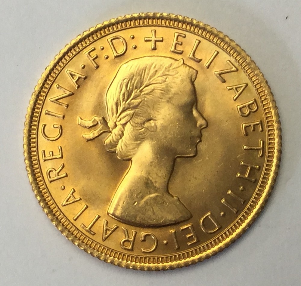 Gold sovereign 1967 - Bild 2 aus 2