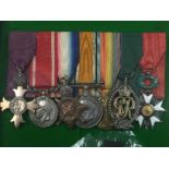 An important medal group to Second Officer of RMS Titanic, David Blair, OBE,