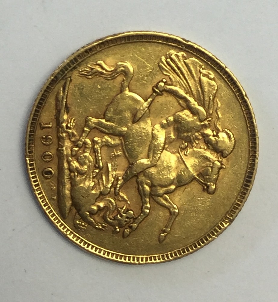 Gold Sovereign 1900 P