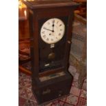 The Gledhill Brook Time Recorders, work place Clocking in Clock. Model number 17853. 110x40x28cms.