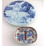 ***VH REOFFER IN HANSONS DERBY APRIL £200/£300*** A Japanese 20th century porcelain charger and a