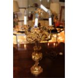 ***REOFFER HANSONS DERBY APRIL £40/£60***  A 20th cent Baroque styled Candelabra