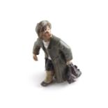 ***AWAY - LONDON*** Dahl Jensen Copenhagen figurine of a' Fisherman Boy' Ref 1294